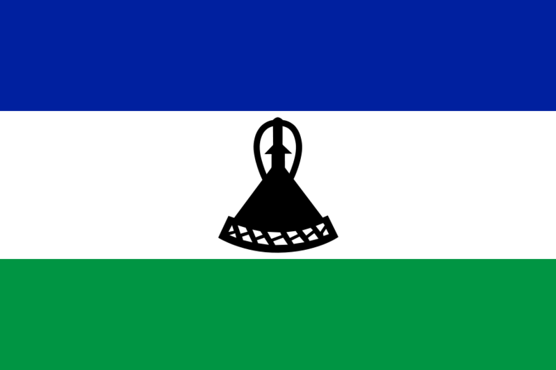 Datei:Flagge Lesotho.svg